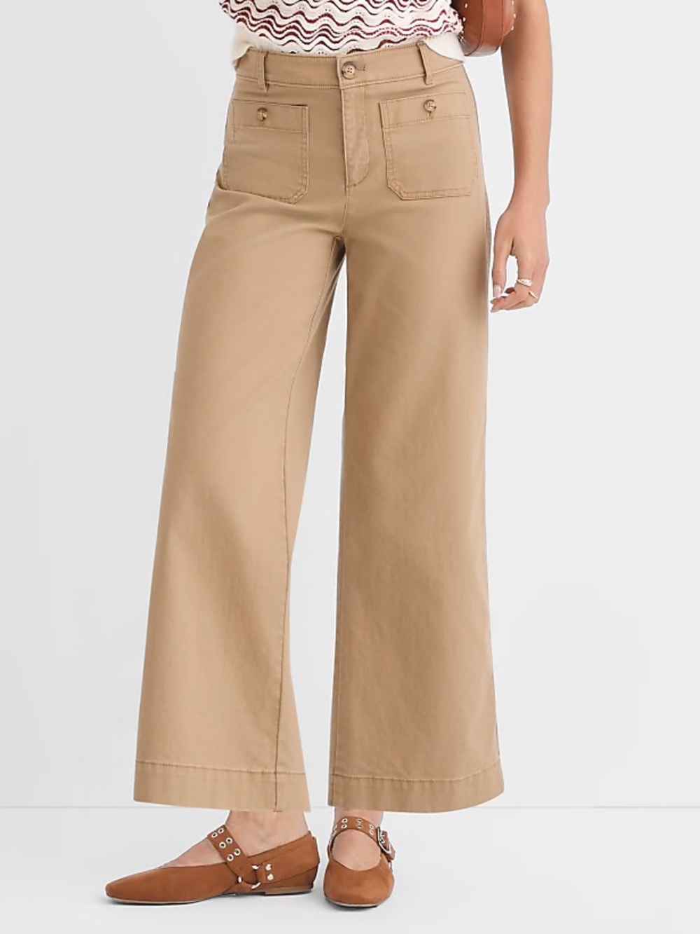 Loft NWT palmer wide leg pants size 0p